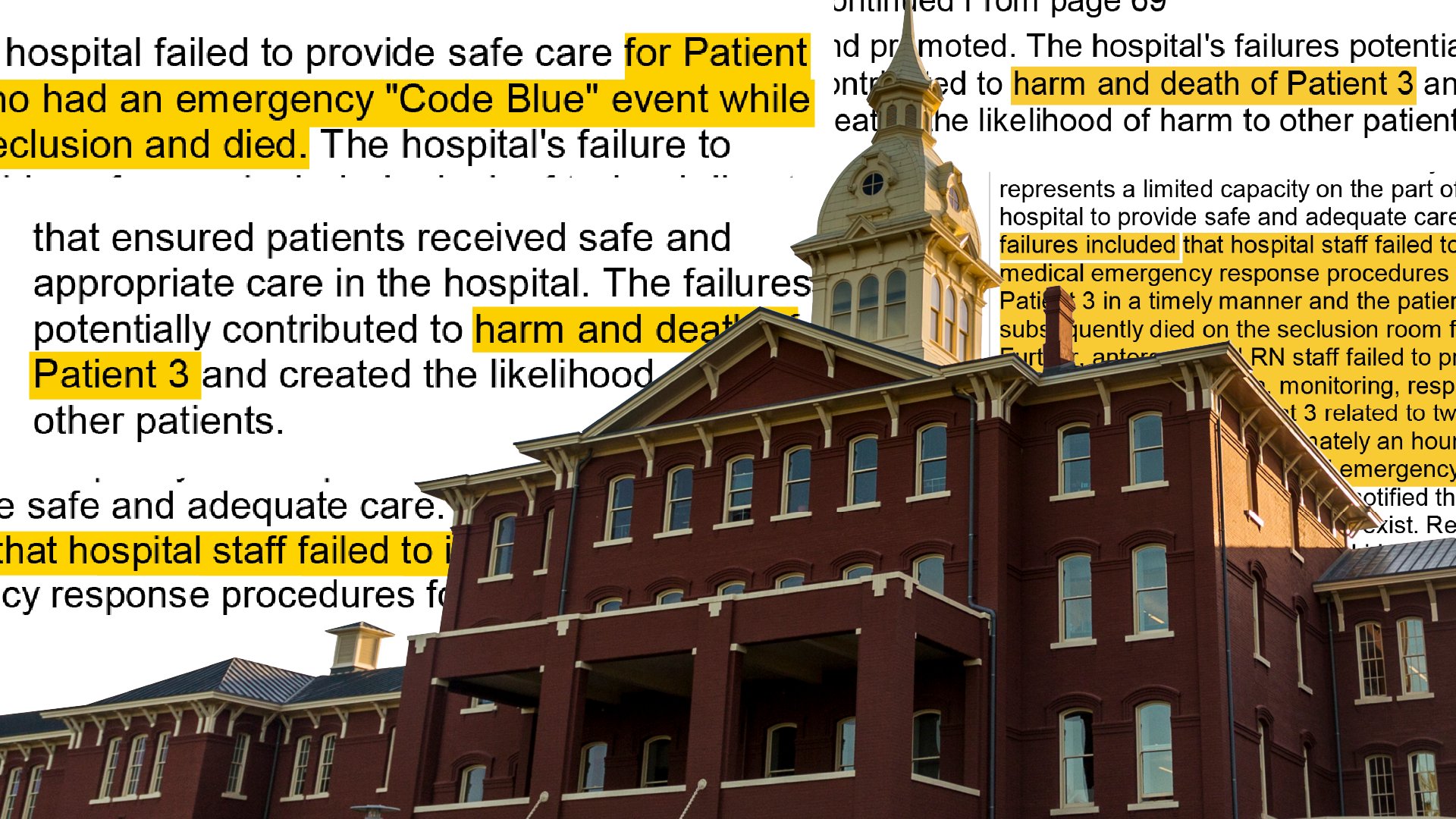 BenBotkin1's tweet card. Federal inspectors linked repeated failures at Oregon State Hospital to the March 18 death of a patient in a locked seclusion room. When the hospital released the report, it censored those failures...