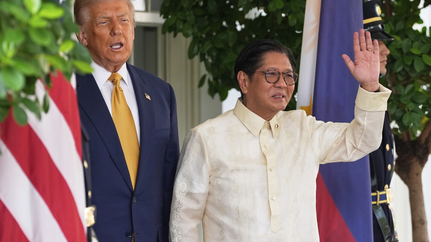 FDD_CEFP's tweet card. President Donald Trump says he's reached a trade agreement with Philippine leader Ferdinand Marcos Jr. following a meeting at the White House.