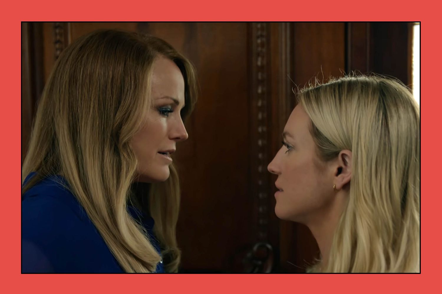 EW's tweet card. Malin Akerman and Brittany Snow lead 'The Hunting Wives,' a soapy new thriller on Netflix. Let's break down its twisty ending and how it wildly deviates from May Cobb's original novel.