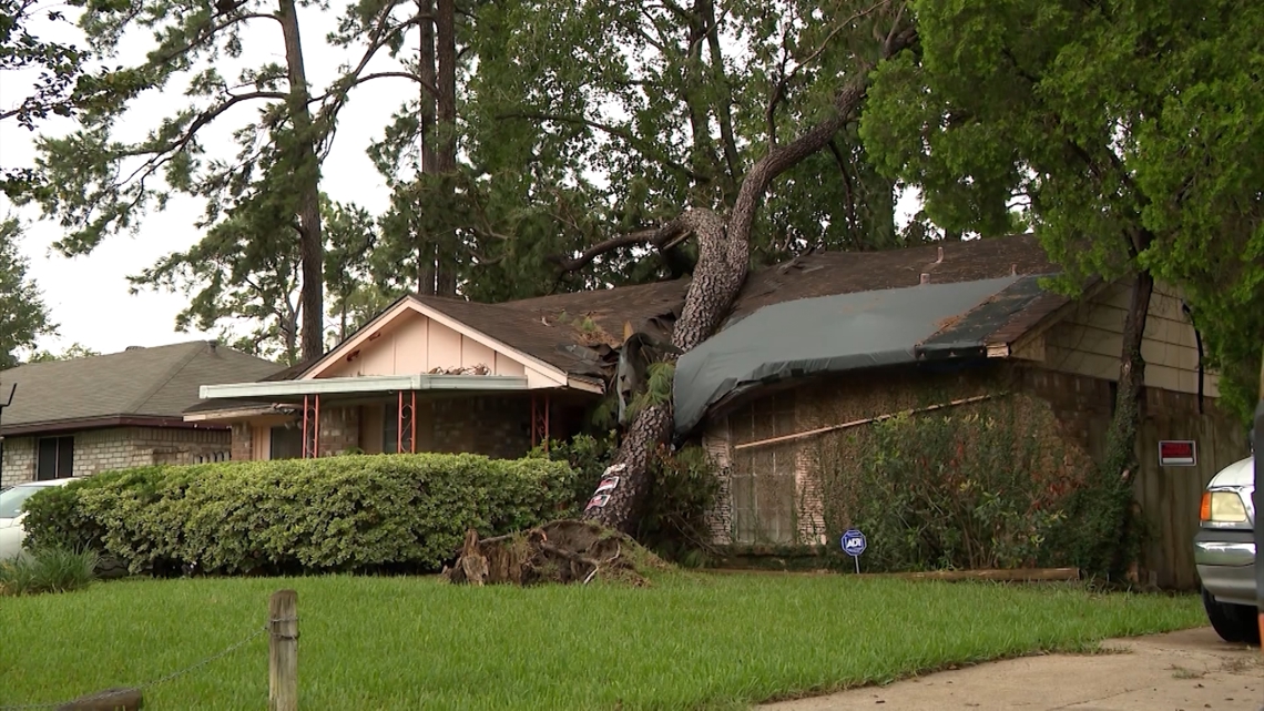 KHOU's tweet card. There's a heated debate over whether enough is going to help families rebuild their homes.