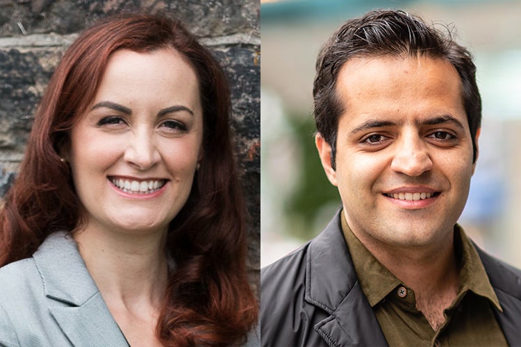 BBDC_UofT's tweet card. Laura Rosella and Mohammad Karamouzian, professor and assistant professor, respectively, in the Dalla Lana School of Public Health, have been recognized with 2025 Trailblazer Awards by the Canadian...