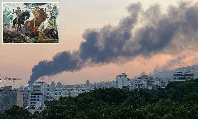 stacyliberatore's tweet card. The escalating conflict between Israel and other nations in the Middle East has reignited a conspiracy theory that claims the events were foretold in the Bible's Book of Revelation.