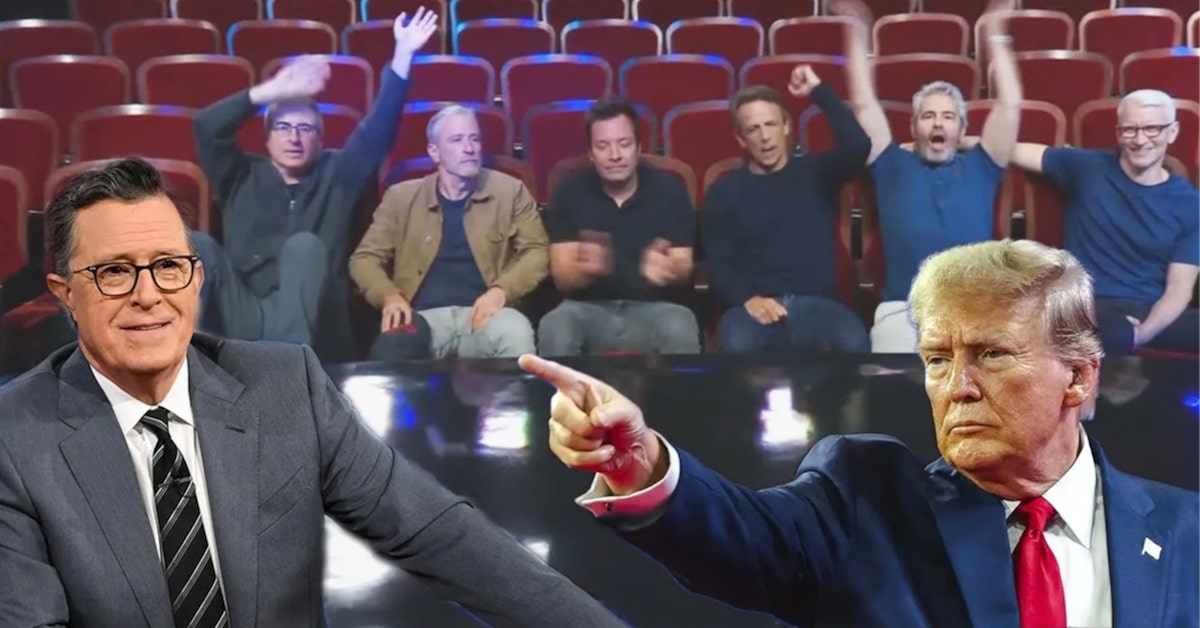 extratv's tweet card. After news of “The Late Show’s” cancellation, Stephen Colbert got support from Jimmy Fallon, Seth Meyers, Jon Stewart, John Oliver, Andy Cohen, and Anderson Cooper.