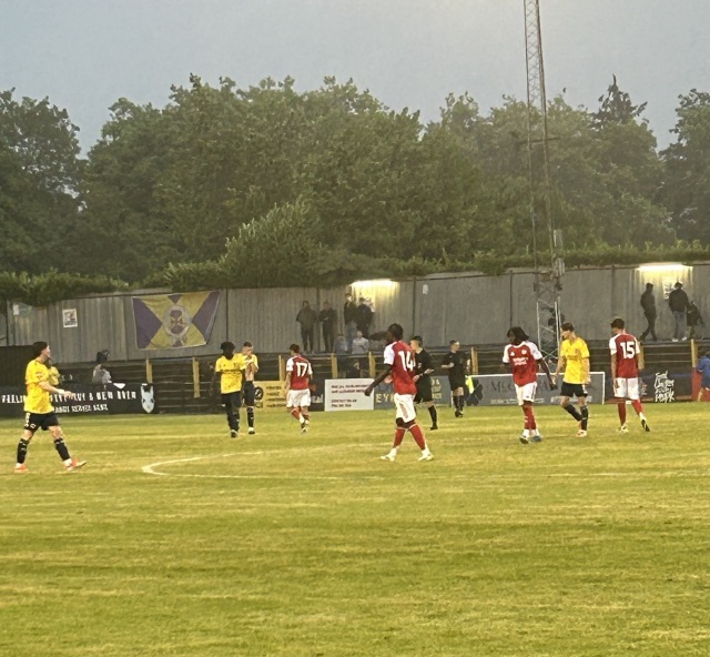 jeorgebird's tweet card. Pre-season friendly St Albans 5 (Wall 2, Scott 8, Mather 56, Sippetts 82, Perez-Duah 89) Arsenal 2 (Hashi 24, Marciniak 88) By Jeorge Bird @ Clarence Park Arsenal U21s fielded a similar squad to th…