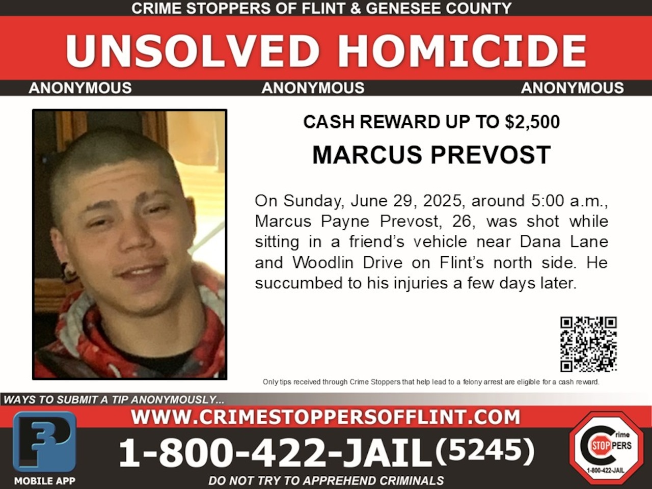 MLive's tweet card. Marcus Prevost succumbed to his injuries a few days after the shooting, according to police.