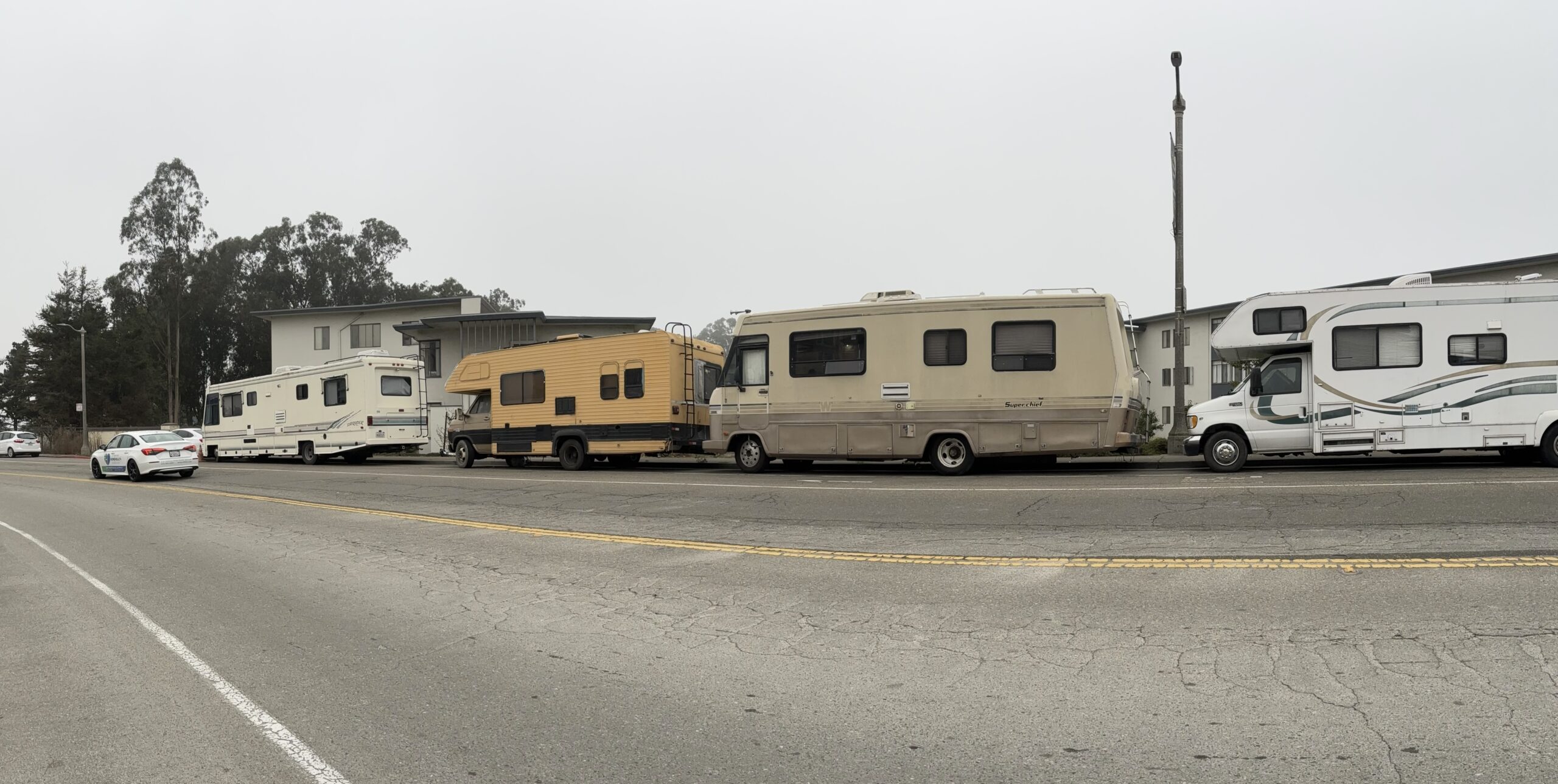StreetSheetSF's tweet card. Mayor Daniel Lurie announced legislation to ban RVs and enforce a citywide two-hour parking restriction for large vehicles, leading to fines, towing, displacement and eviction of those vulnerable S…