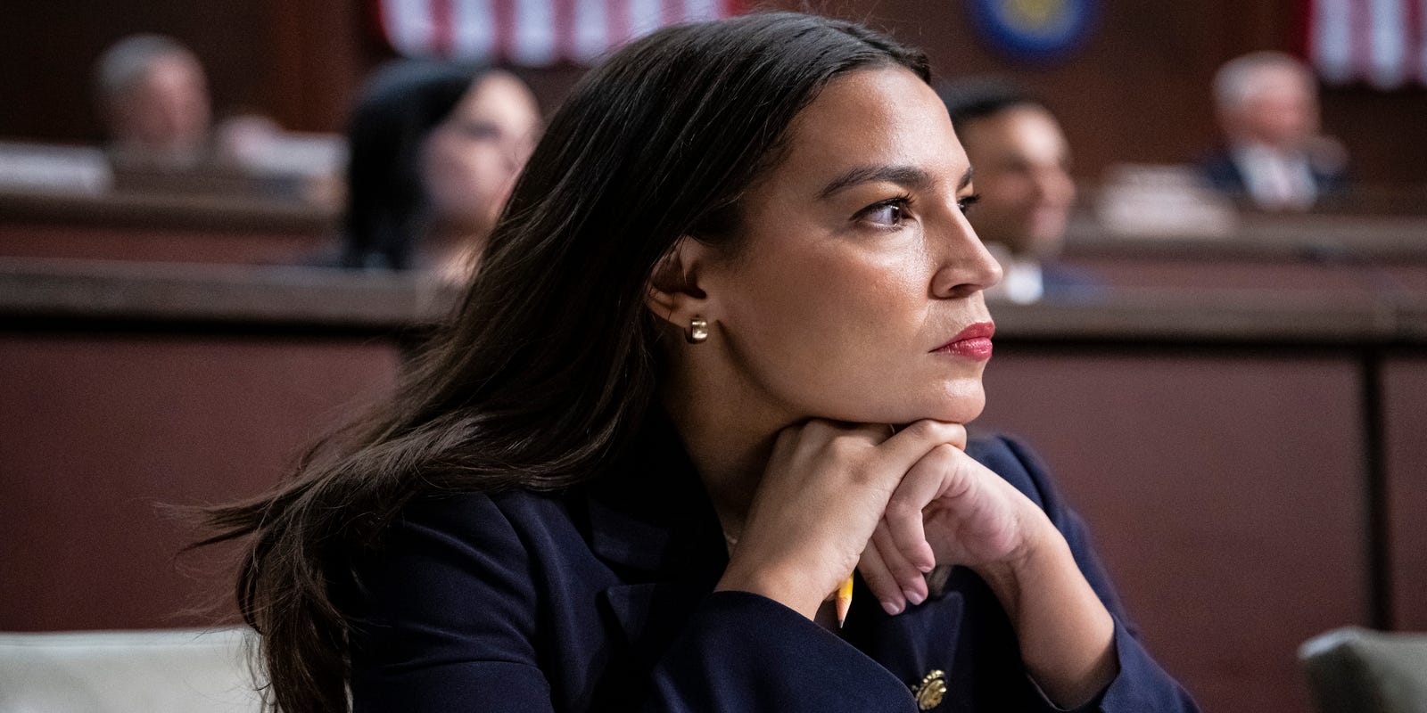 detroitnews's tweet card. A campaign office was vandalized Sunday night, and the New York congresswoman has received several death threats since a Friday vote on defense spending.