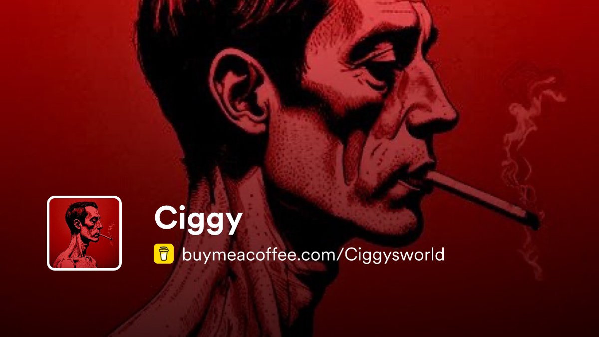 Ciggmynig's tweet card. It’s me, Ciggy