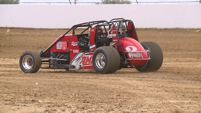 FOX59's tweet card. SPEEDWAY, Ind. — Sprint cars will race on a dirt track inside the Indianapolis Motor Speedway for the first time ever this week. Drivers are scheduled to hit IMS’ quarter-mile dirt track on T…