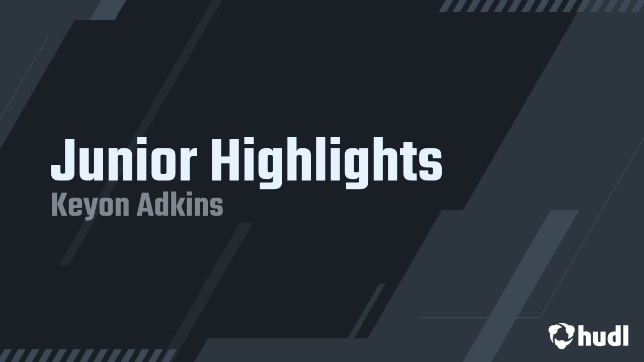 KeyonAdkins7's tweet card. Junior Highlights