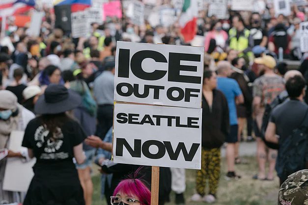 SoSeaEmerald's tweet card. In her latest column, Lilly Ana Fowler calls on Washington leaders to act as masked ICE agents detain people across the state with little oversight, sparking fear, confusion, and demands for accoun...