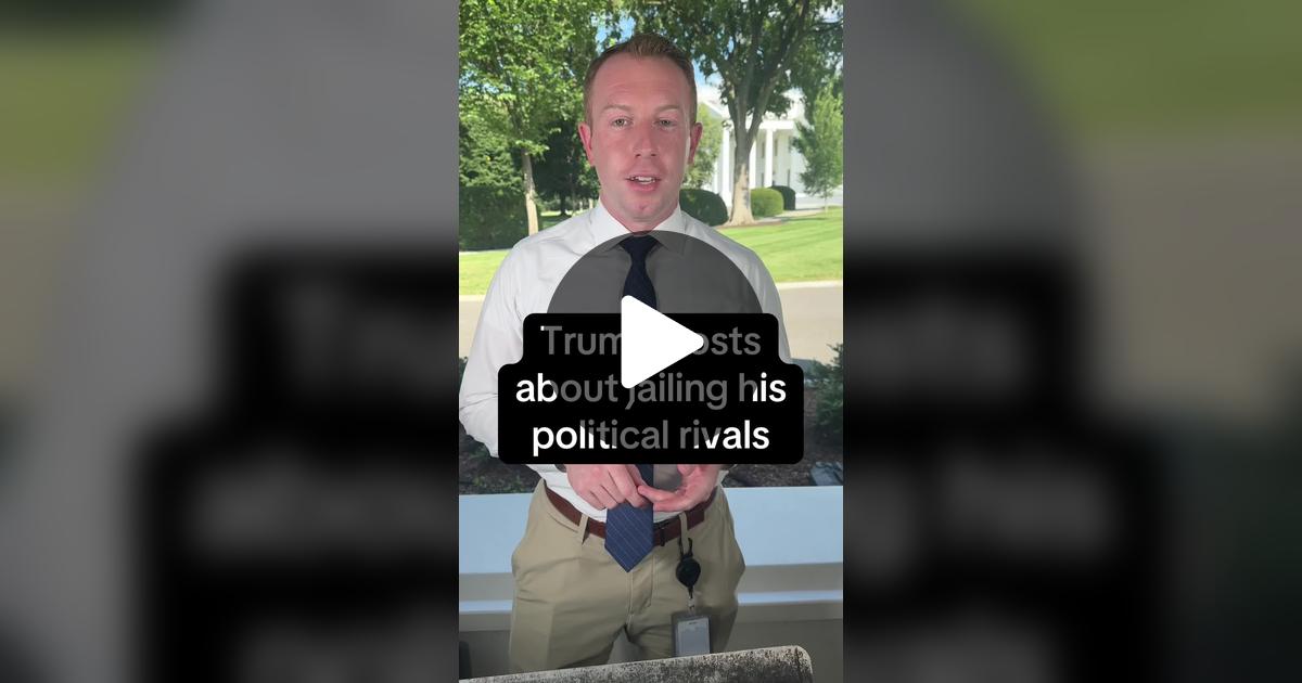 FrankenforIowa's tweet card. 912 likes, 131 comments. “Trump posts about jailing his political rivals.”