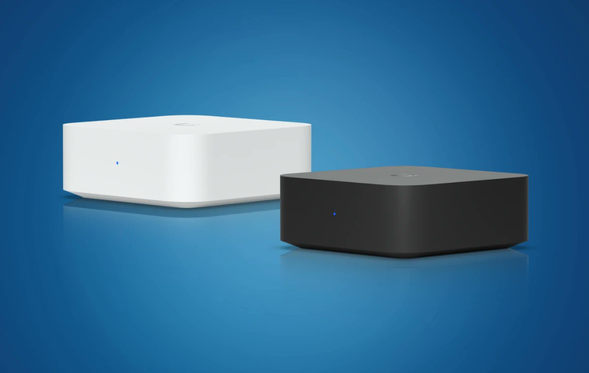 the_interface_'s tweet card. New Ubiquiti PoE Audio Port offers AirPlay 2 and Spotify Connect to powered speakers