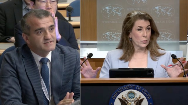 shahidovcom's tweet card. Today, the U.S. State Department held its regular press briefing in Washington. During the event, Department Spokesperson Tammy Bruce answered questions from both local and international journalist…