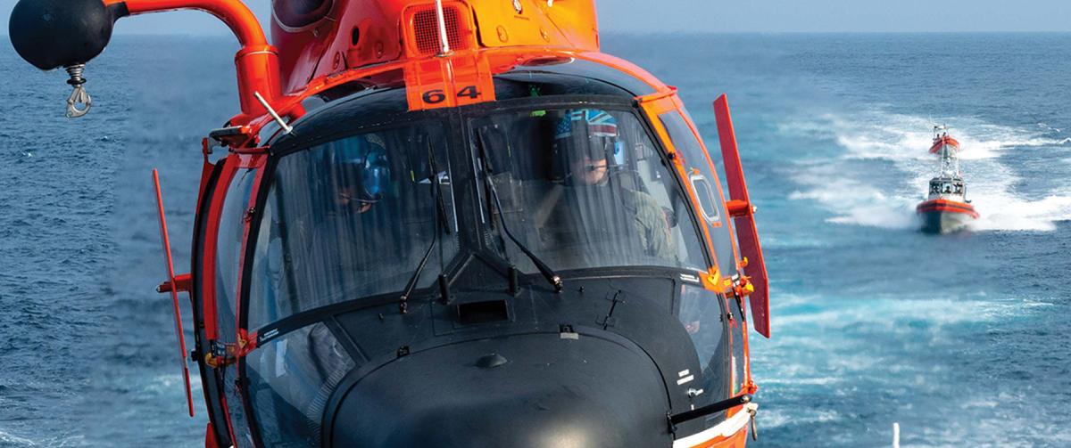 NavalInstitute's tweet card. This helicopter squadron is the bane of smugglers at sea.