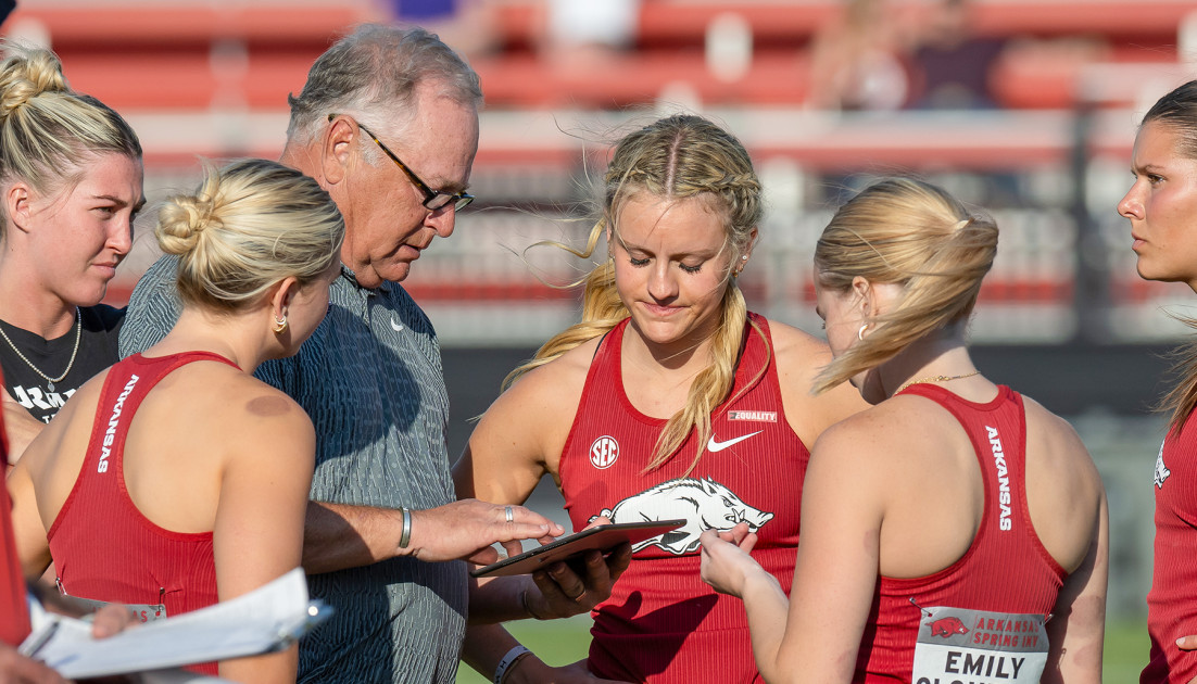 TTFCA's tweet card. Arkansas assistant coach Bryan Compton will retire upon the conclusion of his 26th year with the Razorback women’s track and field program following the 2025 NCAA Outdoor Championships being held...