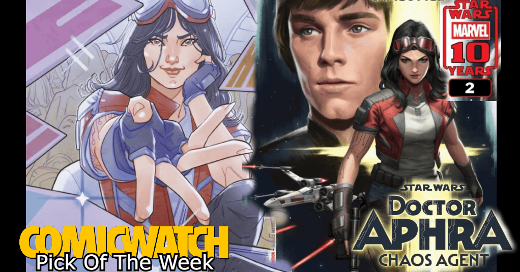 ComicWatchHQ's tweet card. Will the New Republic's newest agent betray her Jedi friend for a chance at the prize in STAR WARS: DOCTOR APHRA – CHAOS AGENT #2 on shelves and digital platforms July 23, 2205 from @cherishchen &...