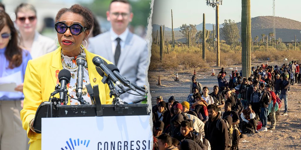 SusieM414141's tweet card. A resurfaced video clip appears to show Democratic Rep. Yvette Clarke, D-N.Y., claiming she needs more immigrants in her district “just for redistricting purposes."