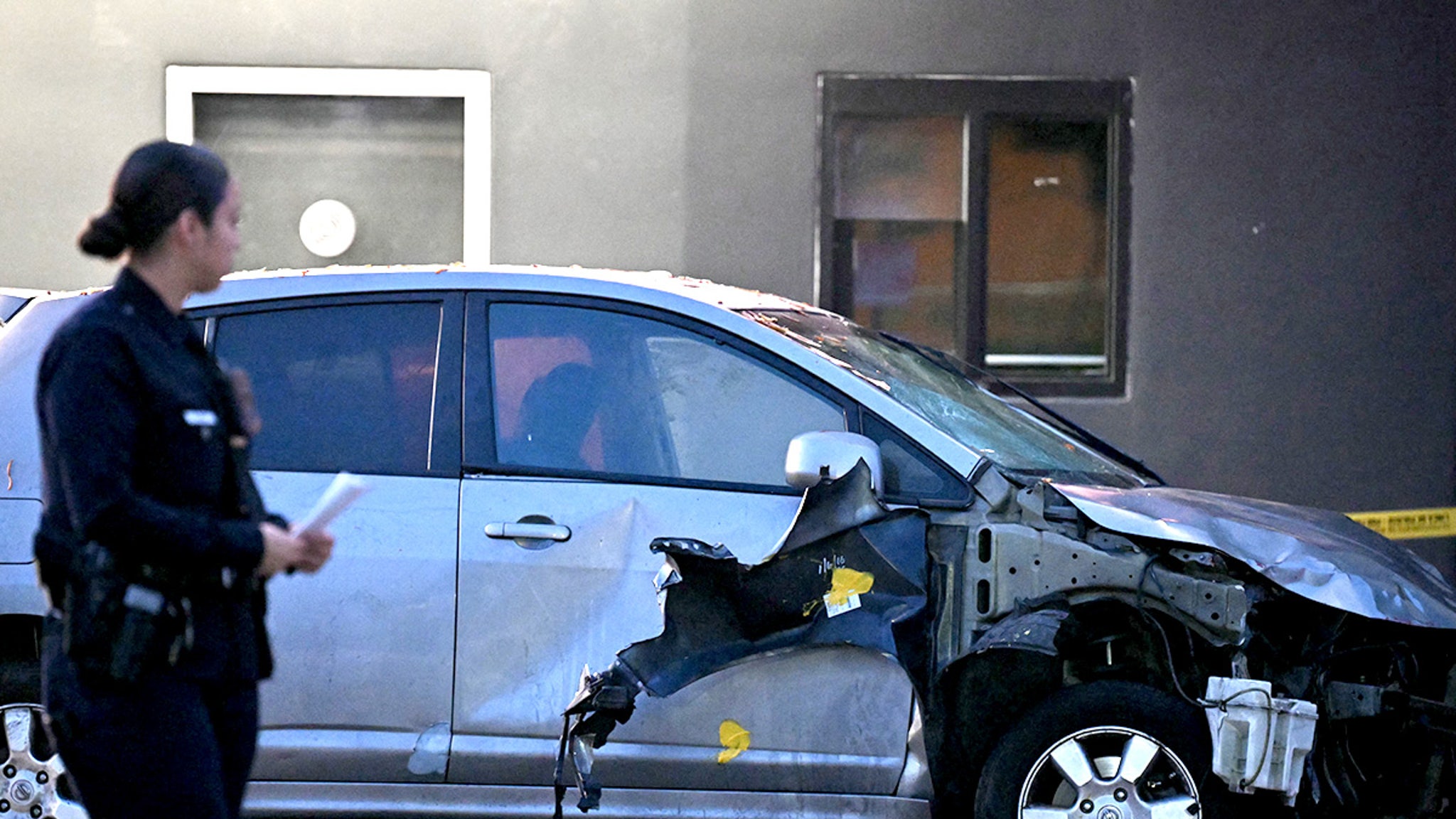 PrettyLiesAlibi's tweet card. A Southern California man has been hit with 74 felony charges after allegedly plowing his car into a crowd outside an East Hollywood nightclub over the weekend, injuring 37 people -- some critically.