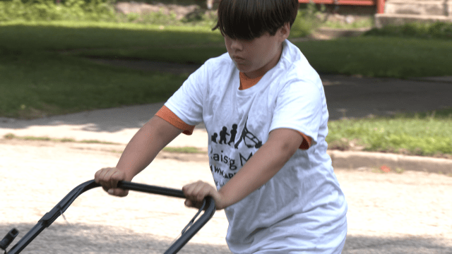 WLNS's tweet card. CHARLOTTE, Mich. (WLNS) — A young boy is vowing to mow 50 lawns, all for free, but he has a specific clientele in mind. He’s looking for people who can’t do it themselves.  For some kids, they’d be…