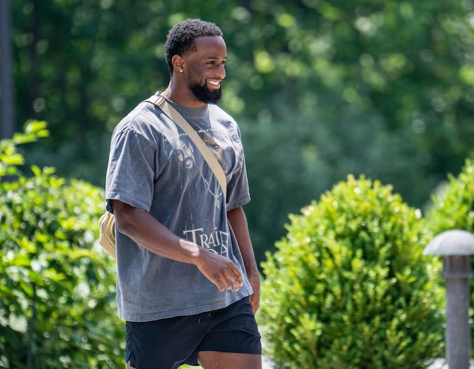 AllBannerSports's tweet card. Baltimore Ravens training camp starting, Ronnie Stanley mum on NFLPA mess, and Nnamdi Madubuike has big plans for 2025.