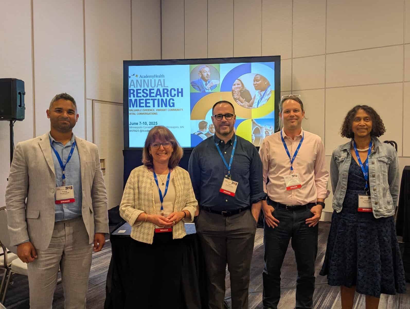 PetersonCHealth's tweet card. The Center convened experts at AcademyHealth's ARM to discuss how they are using TiC data to understand healthcare pricing and inform purchasing and policy.