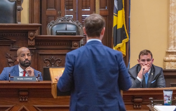 BaltimoreBanner's tweet card. City leaders hope third-party investigator can figure out why Baltimore’s manholes keep exploding.