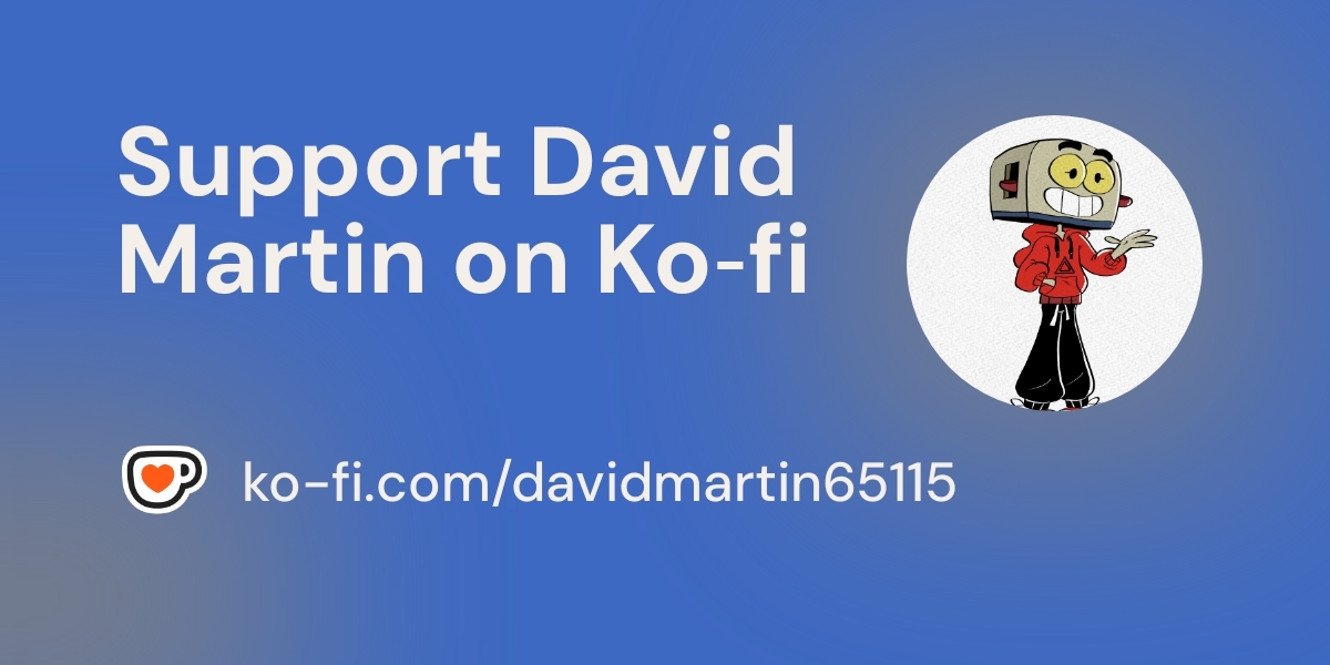 DaVision1990's tweet card. Support David Martin