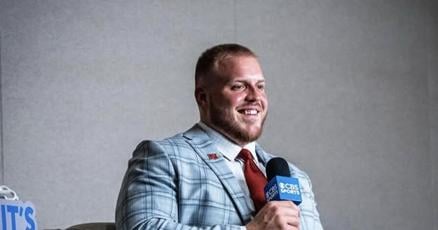 JustinbFrommer's tweet card. LAS VEGAS —— Henry Lutovsky is set to be Nebraska’s left guard this season. But that doesn’t mean he isn’t open to other positions .