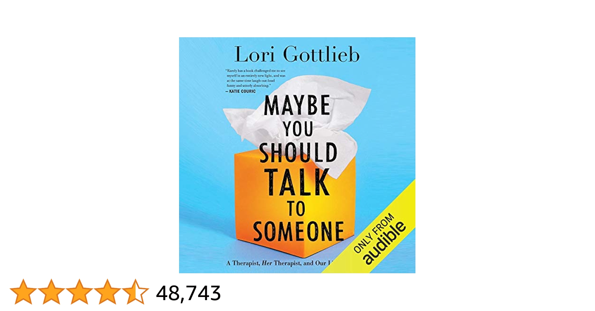 BiographyBoooks's tweet card. Maybe You Should Talk to Someone: A Therapist, HER Therapist, and Our Lives Revealed