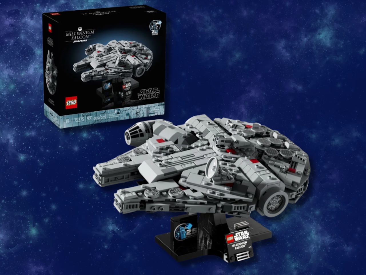 masslivenews's tweet card. The LEGO Star Wars Millennium Falcon 25th Anniversary set is one of the most collectible sets of the year, and right now, it’s marked down to just $68 at Walmart.