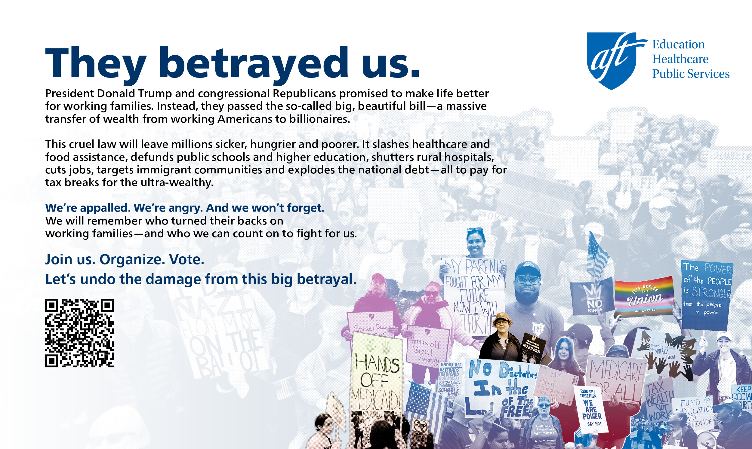 NPWF's tweet card. President Donald Trump and congressional Republicans promised to make life better for working families. Instead, they passed the so-called big, beautiful bill—a massive transfer of wealth from...