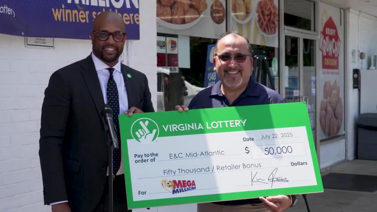 CBS6's tweet card. The Virginia convenience store that sold a winning lottery ticket worth an estimated $348 million has won a cash prize of its own.