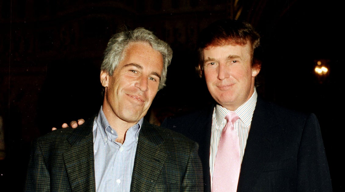 HuffPost's tweet card. CNN Uncovers Photos Of Jeffrey Epstein At Trump's 1993 Wedding