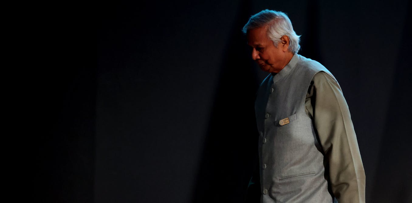 ConversationUS's tweet card. Under the interim governance of Muhammad Yunus, the long-troubled country has seen positive economic, political and diplomatic signs. Can it last?