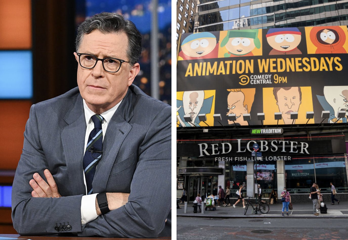 ConquerNicolas's tweet card. Paramount/CBS cancels “The Late Show with Stephen Colbert" and signs “South Park" for $1.5 billion.