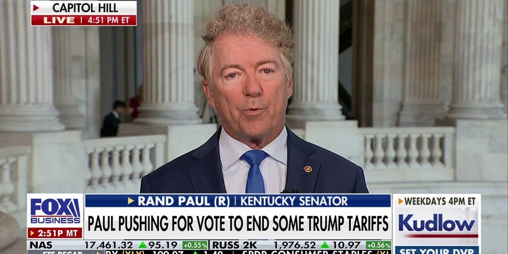 without__excuse's tweet card. Sen. Rand Paul, R-Ky., discusses the push to end some of President Donald Trump's tariffs on 'Kudlow.'