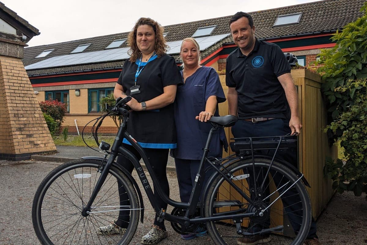 jamescycle's tweet card. Health workers have been using ebikes for their commutes and patient visits for the past month and say it’s been a 'game changer'