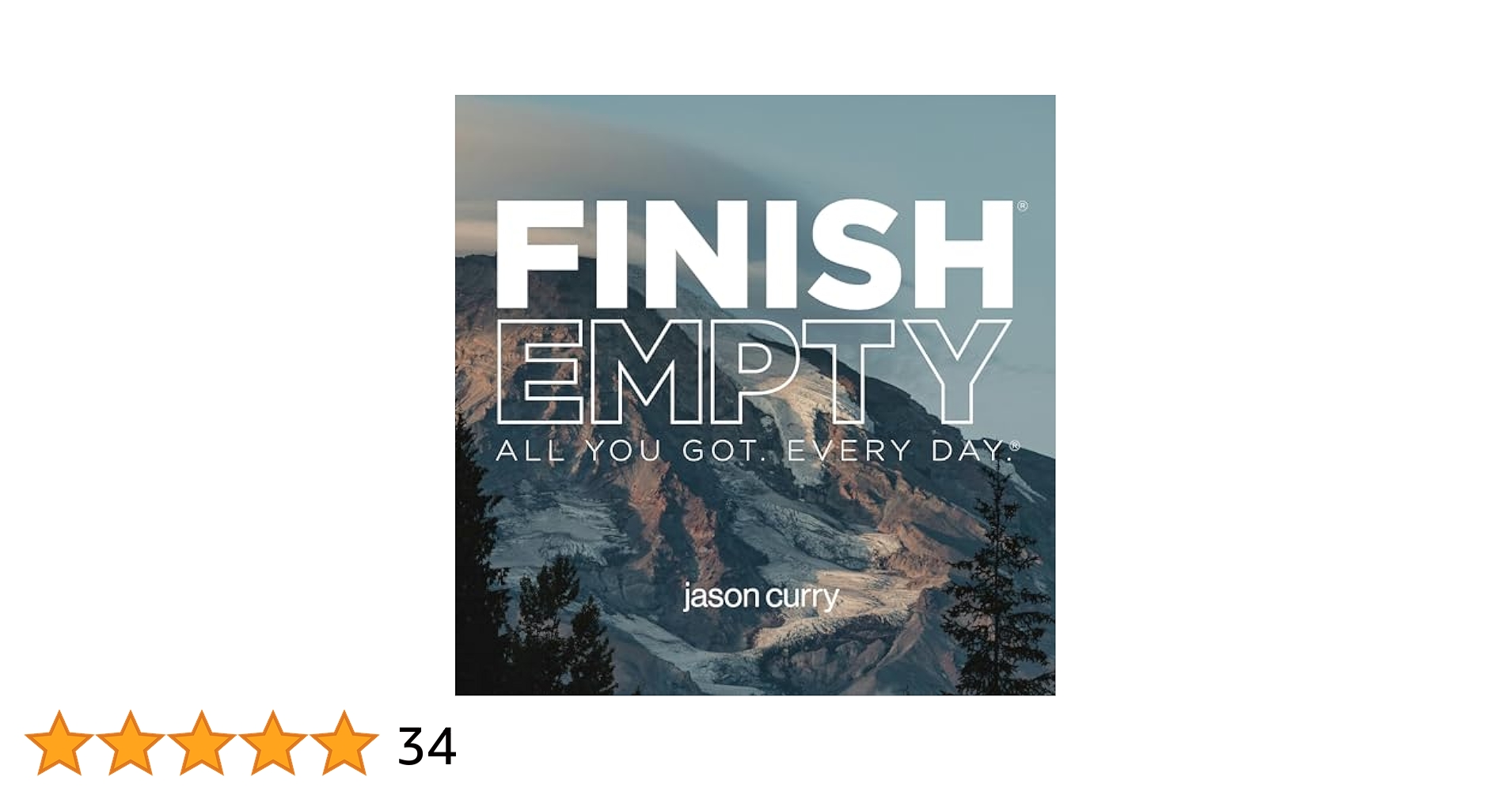JasonCurry's tweet card. Finish Empty: All You Got. Every Day.