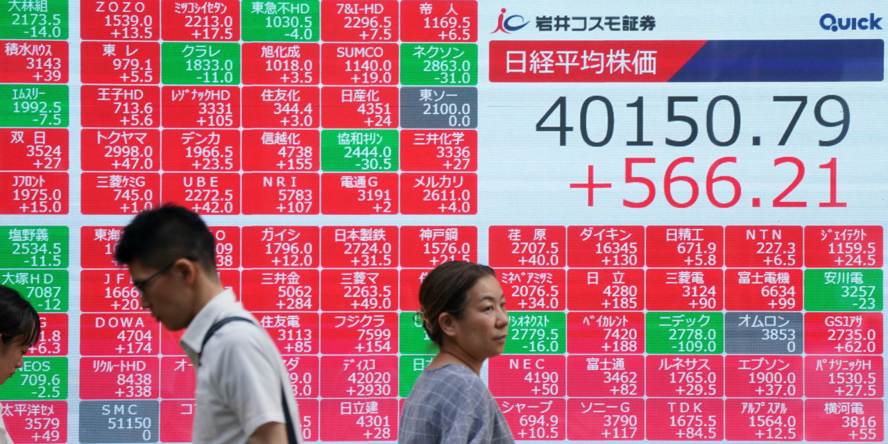 WSJmarkets's tweet card. Japanese stocks rose, leading gains in the Asia-Pacific region, after President Trump said the U.S. had reached a trade deal with Japan.