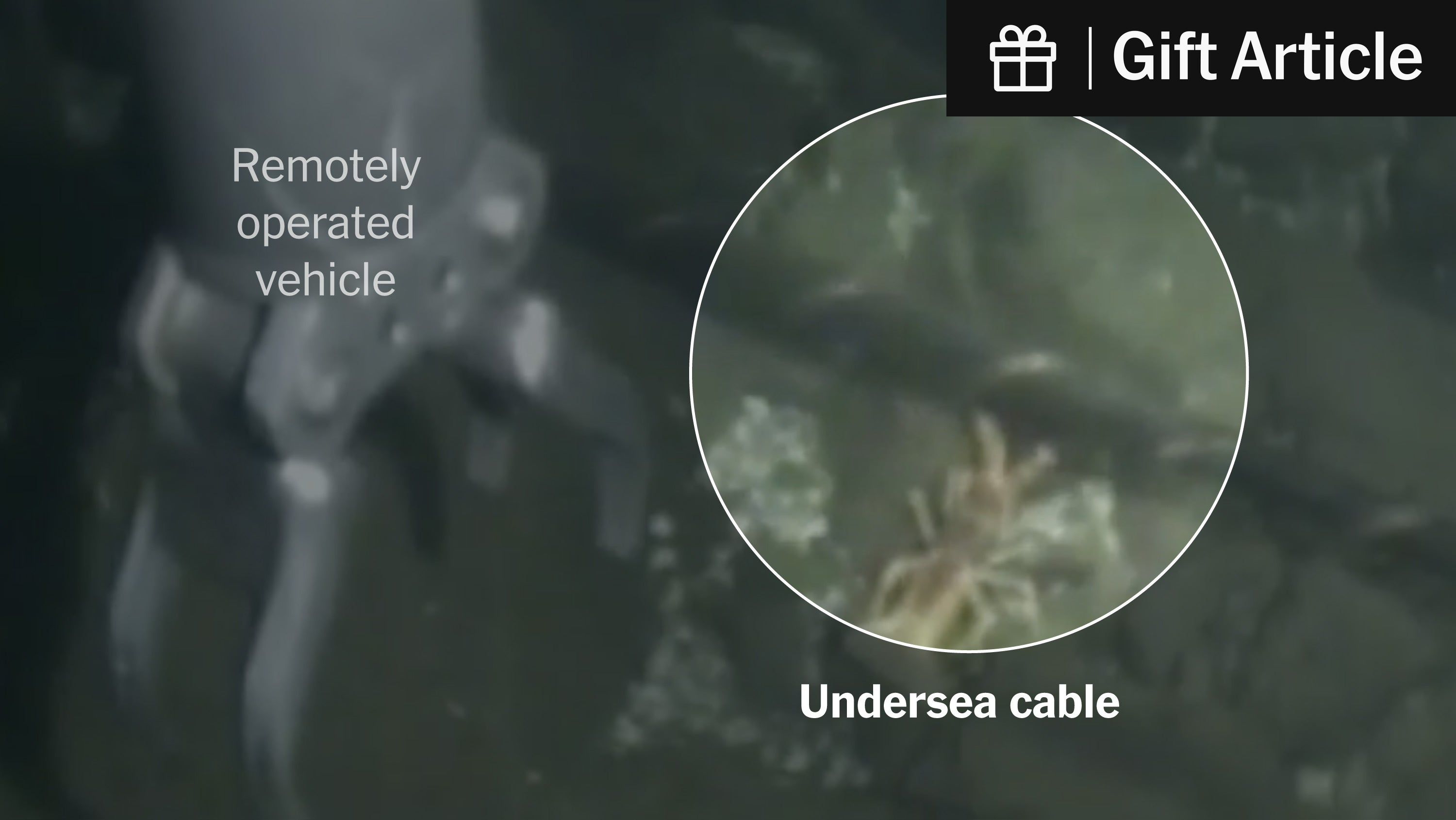 jamesglanz's tweet card. The cables at the heart of the lightspeed, globe-spanning internet run across the grimy, perilous, inaccessible deeps of the sea, in places no one ever sees or visits – until the cables break.