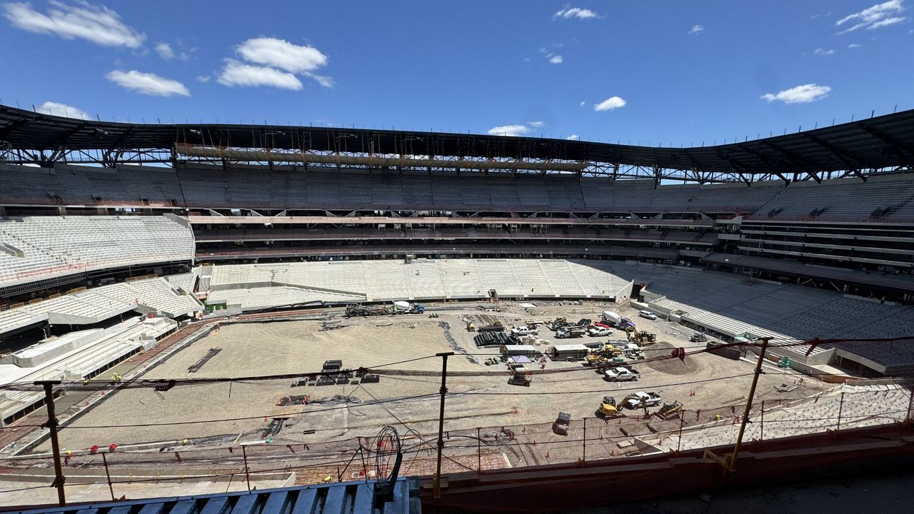 SPECNews1ROC's tweet card. Kevin Hayes takes a tour of the new Highmark Stadium.