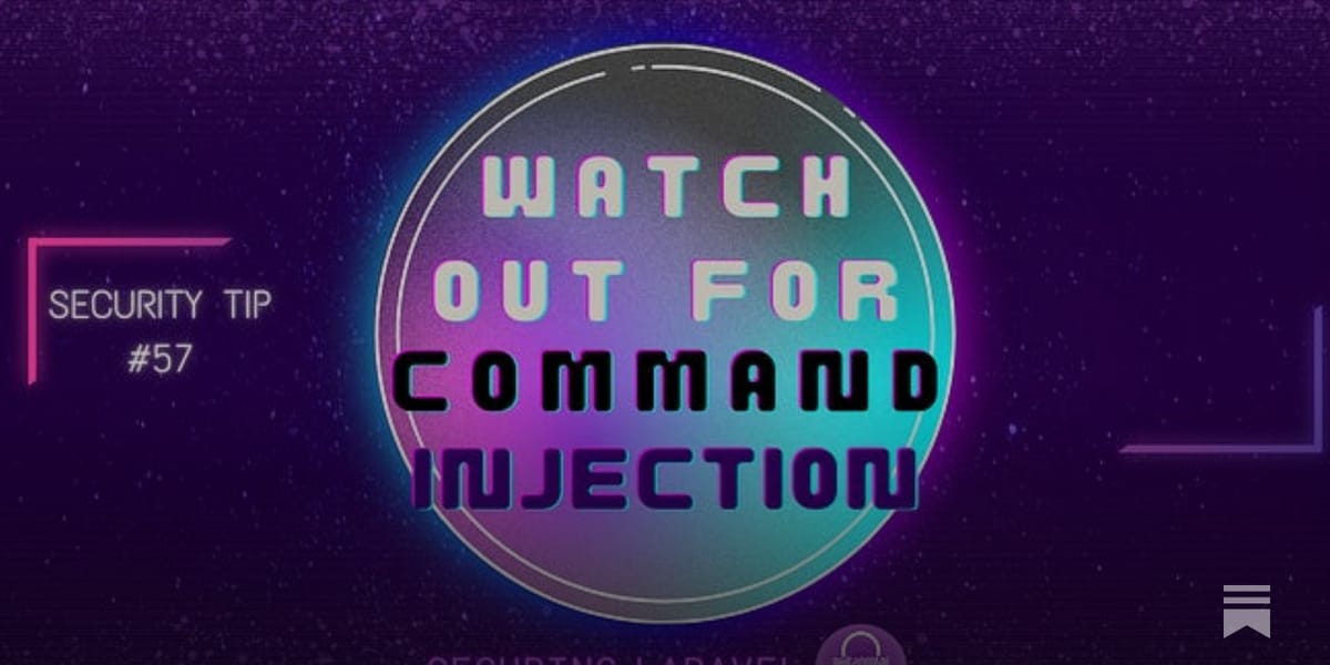 valorin's tweet card. [Tip#57] You've heard about SQL Injection and Cross-Site Scripting but what about another big injection avenue: Command Injection? It's less common but just as critical that you're aware of it...
