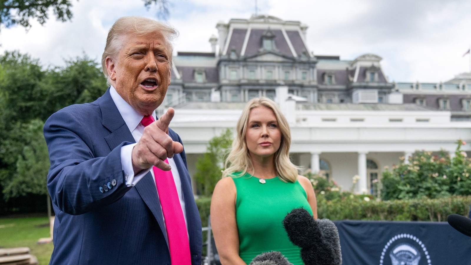 KFaulders's tweet card. President Donald Trump says Attorney General Pam Bondi should release "whatever she thinks is credible" on Jeffrey Epstein.