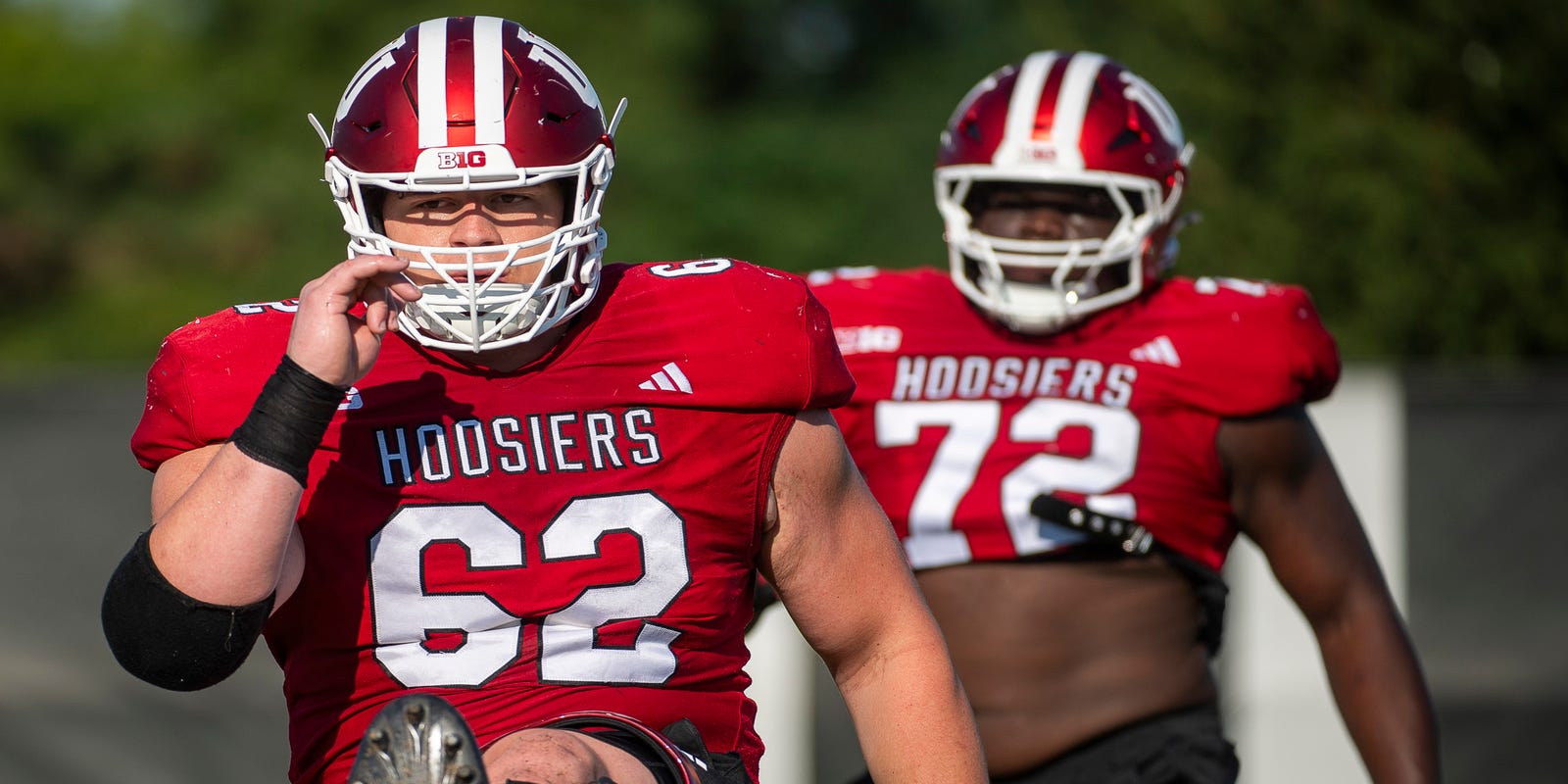 michaelniziolek's tweet card. Indiana football's offensive line will be at full strength when the team opens fall camp next week: