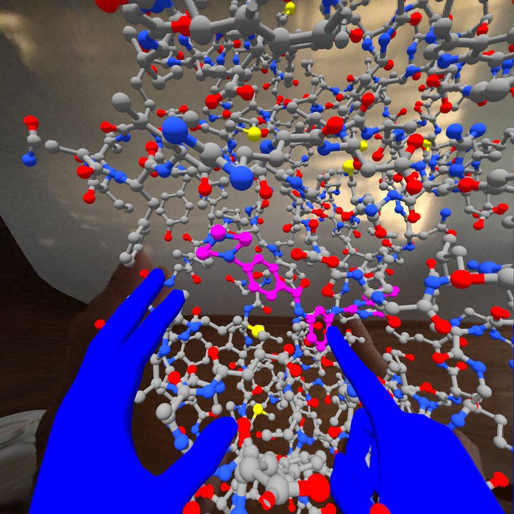 nexcoanalytics's tweet card. When looking at molecular structures, and especially when trying to explore their conformations and interactions interactively, computer systems based in flat screens and keyboard-mouse combinations...