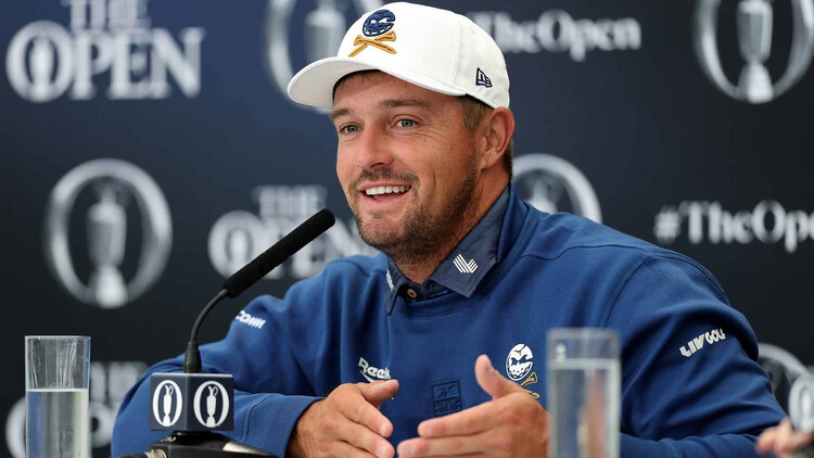 the_jakegodsey's tweet card. PORTRUSH, Northern Ireland — It’s links golf season, which means the best golfers in the world are thinking obsessively about course conditions. And very few golfers think harder than Bryson DeCham...