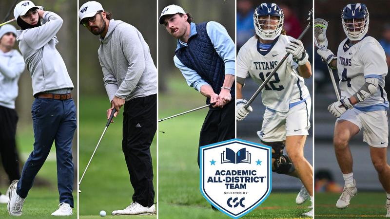 WC_Titans's tweet card. GREENWOOD, Ind.--Five recent graduates from Westminster College's men's golf and lacrosse programs were named College Sports Communicators (CSC) Academic All-District® At-Large selections Tuesday...