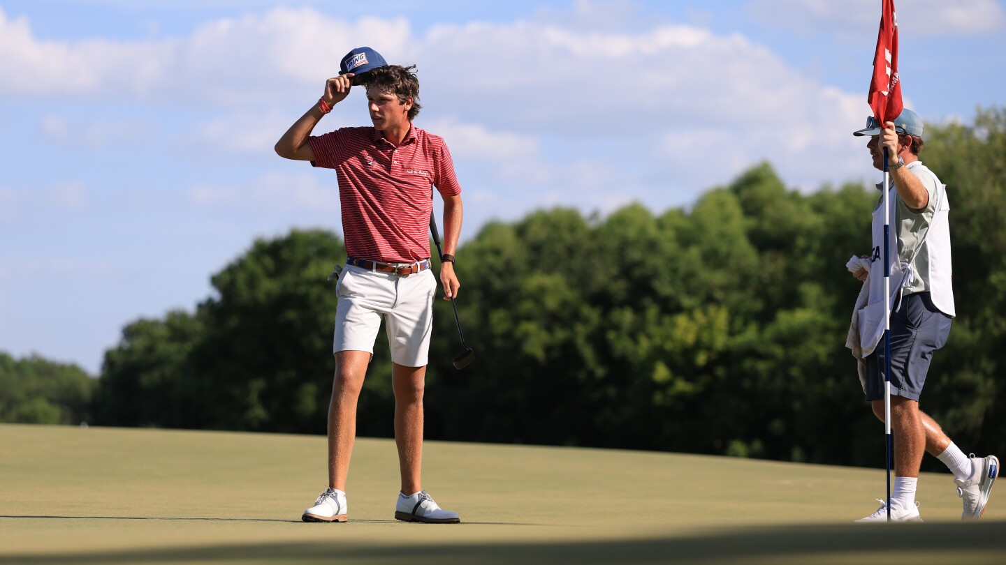 GolfCentral's tweet card. Howell shot 7 under over 36 holes to medal Tuesday at the 77th U.S. Junior Amateur, and he'll face Oklahoma State signee Henry Guan in the first round of match play at Trinity Forest.