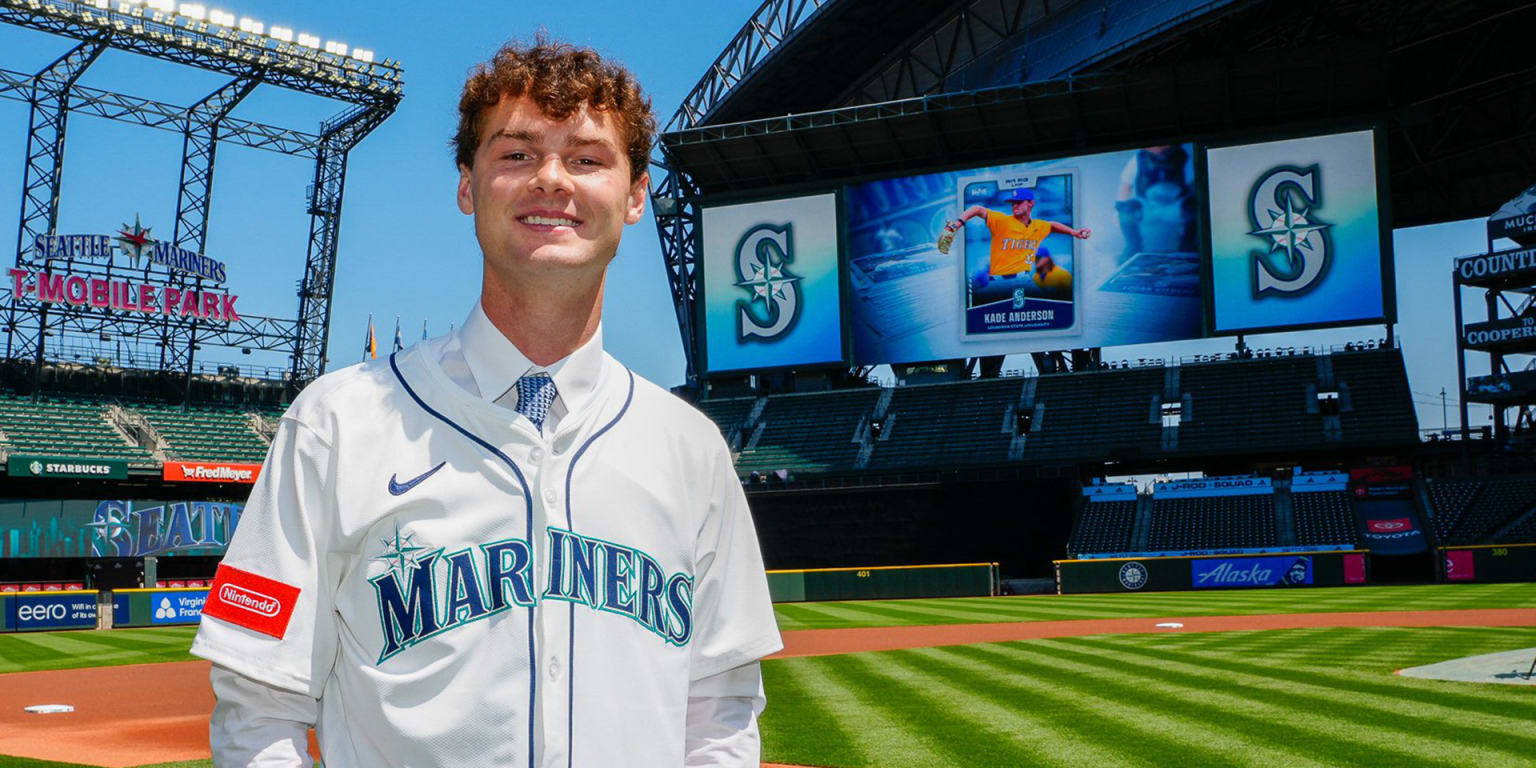 DKramer_'s tweet card. SEATTLE -- Kade Anderson’s phone has been buzzing for much of the past week after the left-hander was selected by the Mariners with the No. 3 overall pick in the MLB Draft last Sunday. But one...